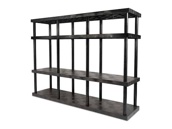 DuraShelf 4-Shelf Adjustable Solid Top 96x24 72 Angle