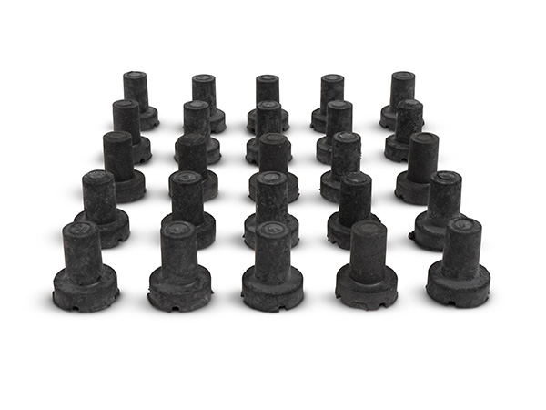 Poly-Riser Rubber Foot 25-Pack