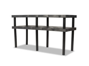 Work-Bench Solid Top 2 Shelf 66x24 Angle