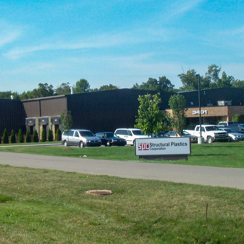 Entrance of the SPC Industrial offices.